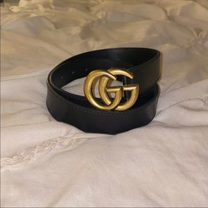 GG leather belt